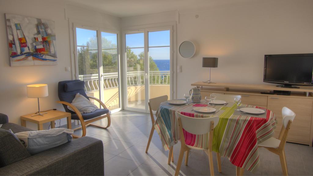 Beau 2 Pieces 3 Etoiles Vue Mer Garage Prive 150M Plages Wifi Кан Екстериор снимка